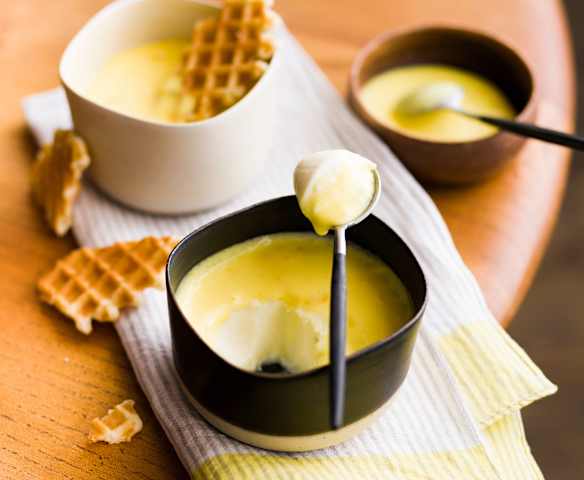 Pannacotta au lemon curd