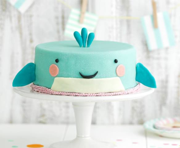Bolo de anos Baleia