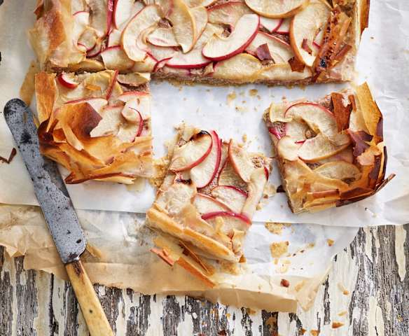 Tarte de maçã em massa filo