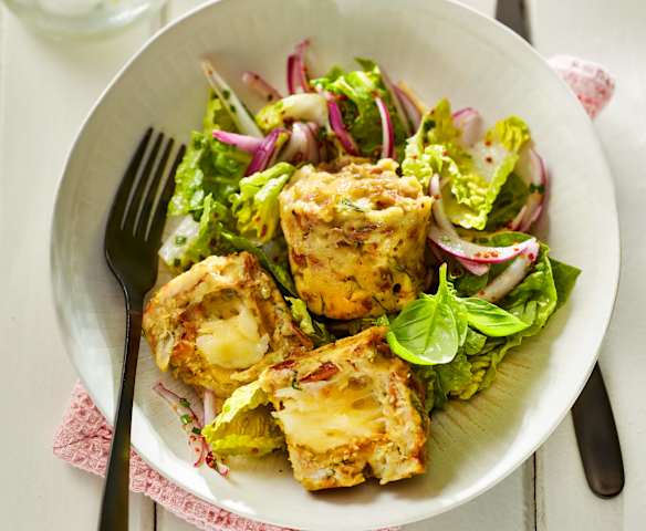 Laugenknödel mit Käsekern Laugenknödel mit Käsekern