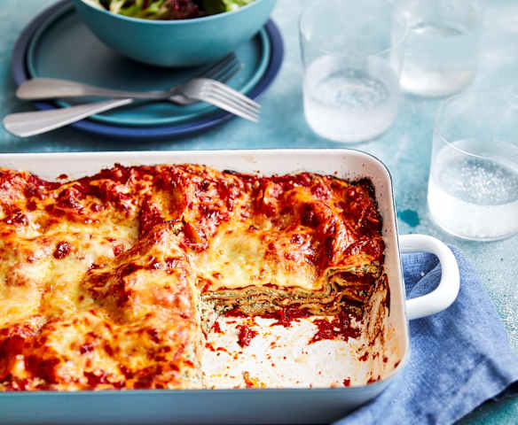 Three Cheese and spinach lasagne (Diabetes)