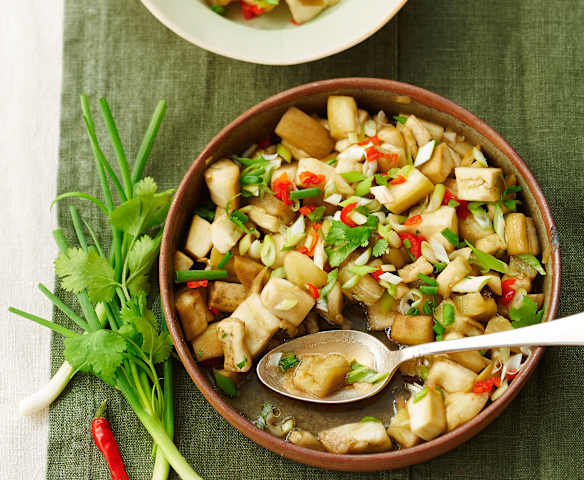 Salade d’aubergines à la vietnamienne Salade d’aubergines à la vietnamienne