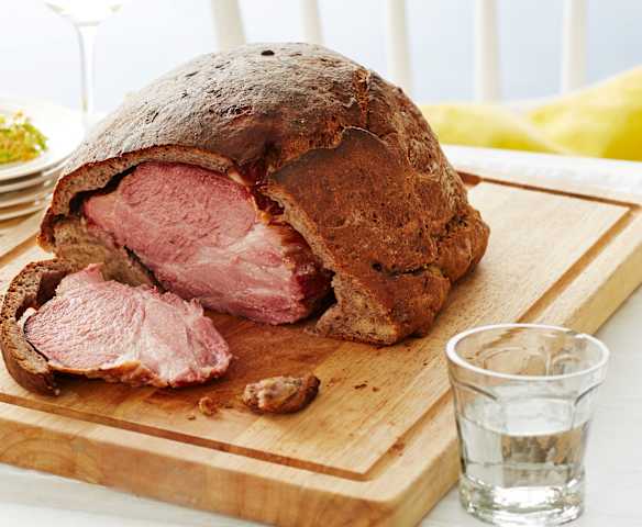 Kasseler im Brotteig