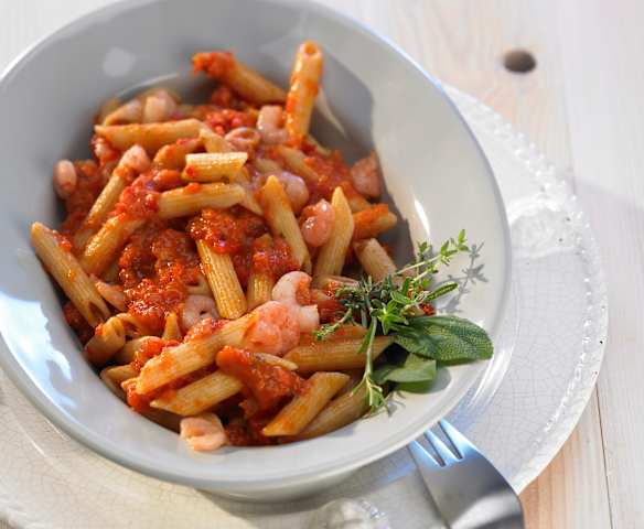 Krabben-Tomaten-Sauce