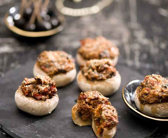 Pieczarki nadziewane