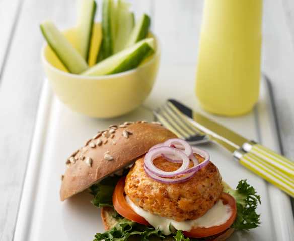Chorizo and Chicken Burgers