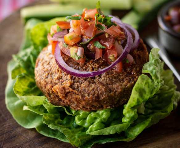 Burger vegan deidratato