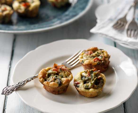 Canapè frittatine di verdura