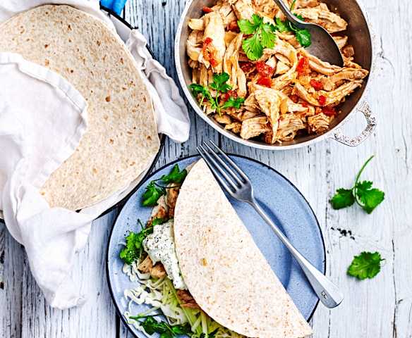 Pulled Chicken Tortillas (Diabetes) Pulled Chicken Tortillas (Diabetes)