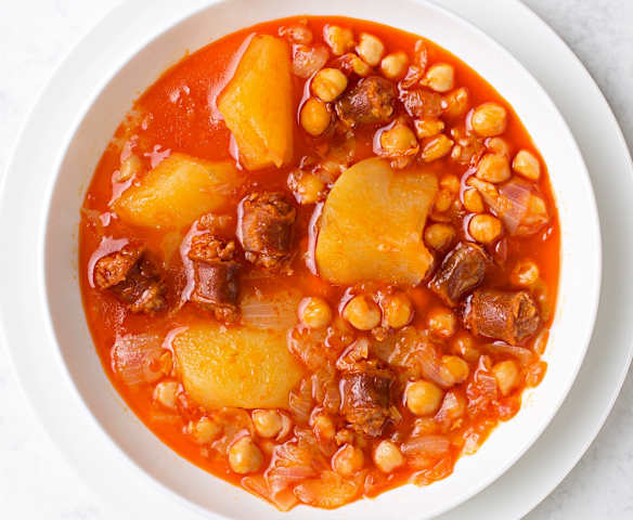 Garbanzos con chistorra