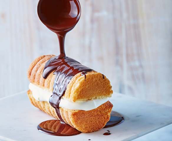 Cobertura de chocolate con aceite