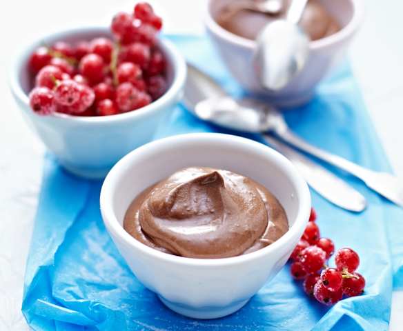 Mousse de chocolate y aguacate