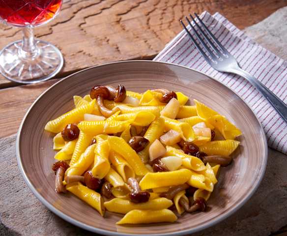 Garganelli chiodini e patate
