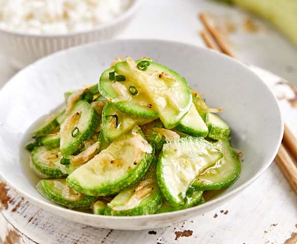 虾皮清炒西葫芦