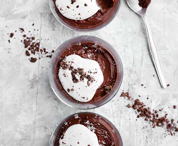 Vegansk chokolademousse
