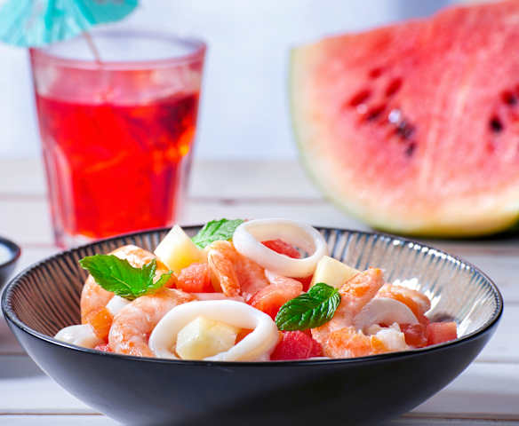 Insalata di pesce esotica