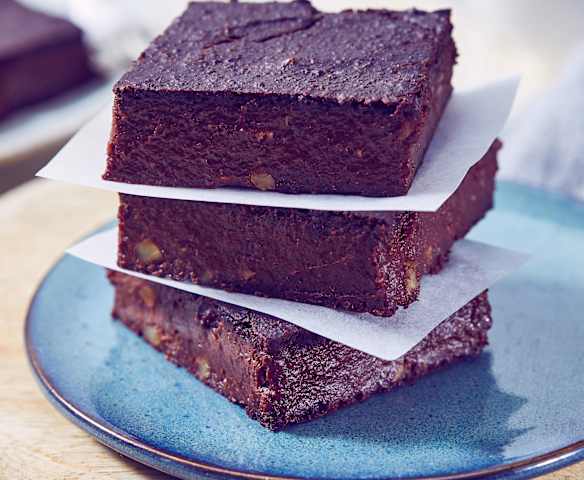 Blumenkohl-Brownies mit Walnüssen