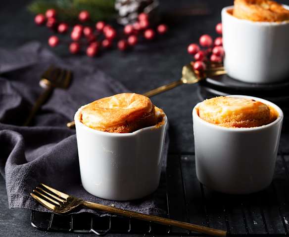 Minisoufflés de parmesano