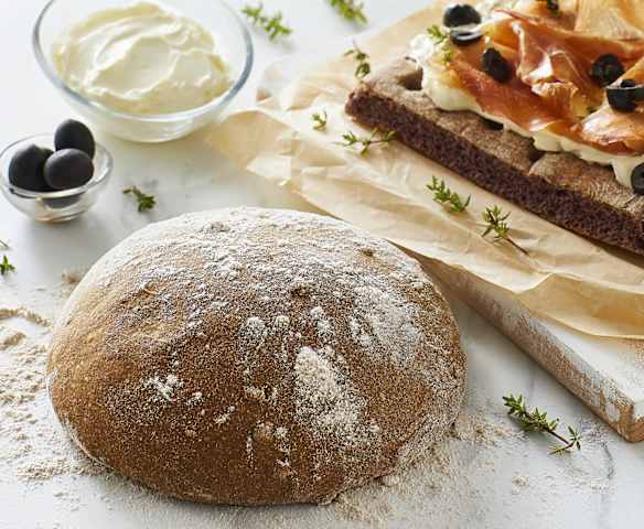 Impasto per pizza di segale