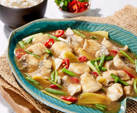 Ginger Scallion Fish Slices