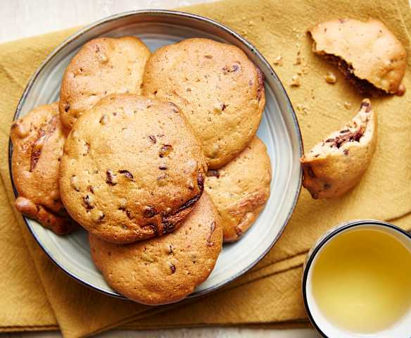 Cookies fourrés à la pâte à tartiner