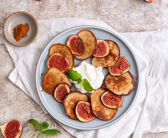 Placuszki żytnie z figami