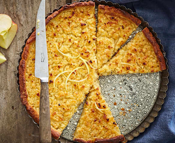 Glutenvrije appel- en citroentaart