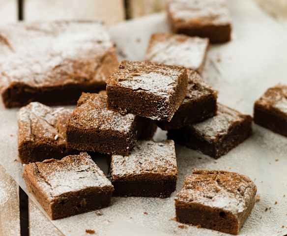 Quadrados de chocolate