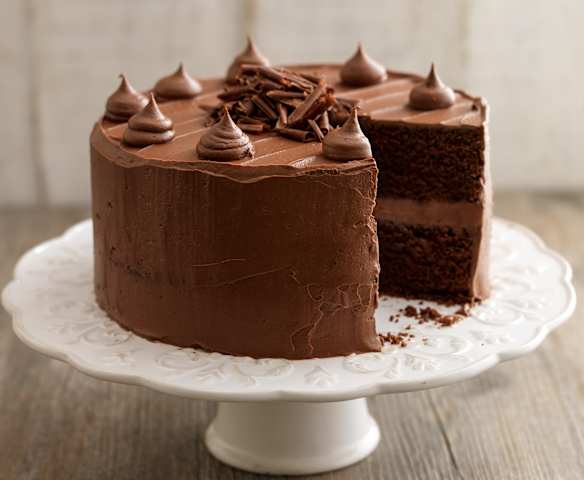 Gâteau au chocolat et au caramel