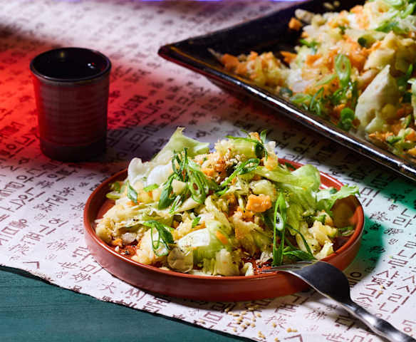 Koreanischer Eisbergsalat für Eilige