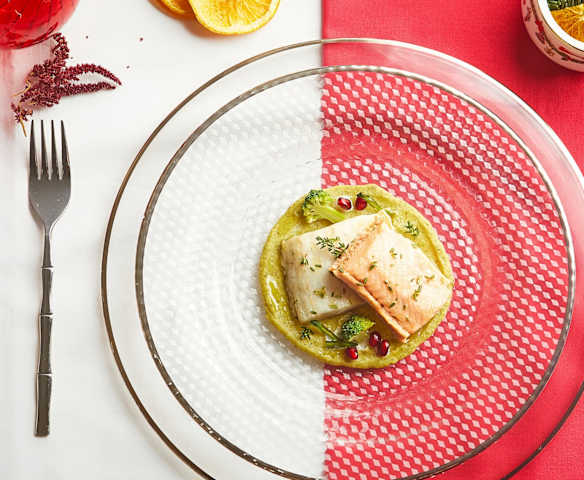 Filetti di salmone e branzino con purea di broccoli (Bimby Friend) Filetti di salmone e branzino con purea di broccoli (Bimby Friend)