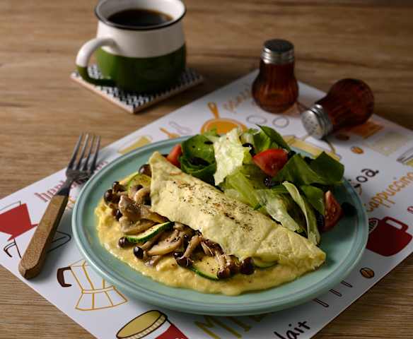 綜合野菇起士歐姆蛋