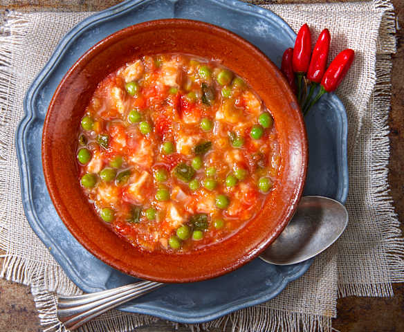 Zuppa di pollo alla messicana