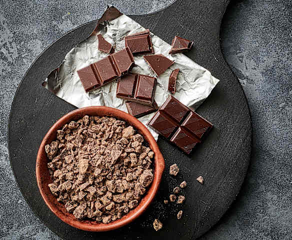 Chocolate amargo rallado grueso (250-300 g)