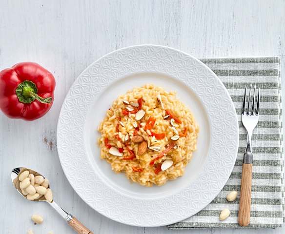 Risotto ai peperoni e Parmigiano reggiano