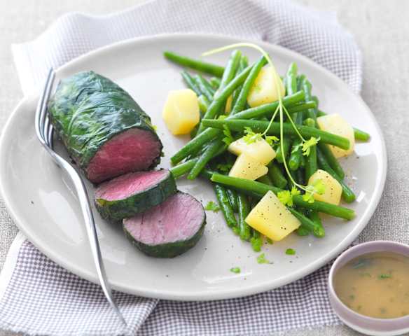 Bœuf en papillote et ses légumes