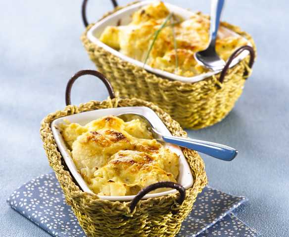 Gratin de chou-fleur sans gluten