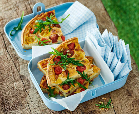 Bunte-Tomaten-Quiche