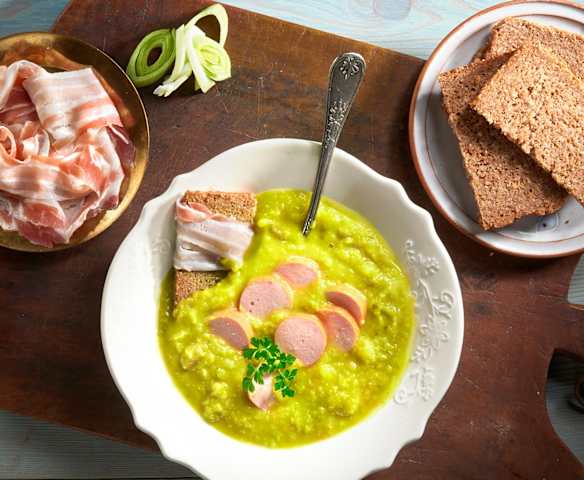 Zuppa di piselli secchi