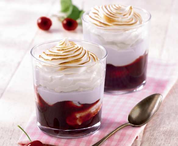 Mai - Crémeux meringué griotte violette