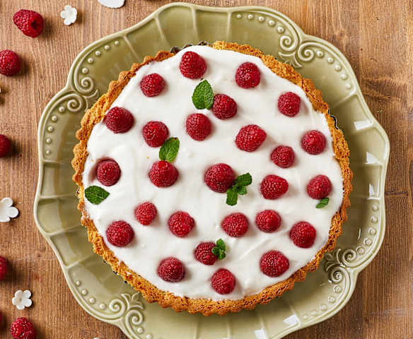 Crostata di mais con crema al mascarpone (senza glutine) Crostata di mais con crema al mascarpone (senza glutine)