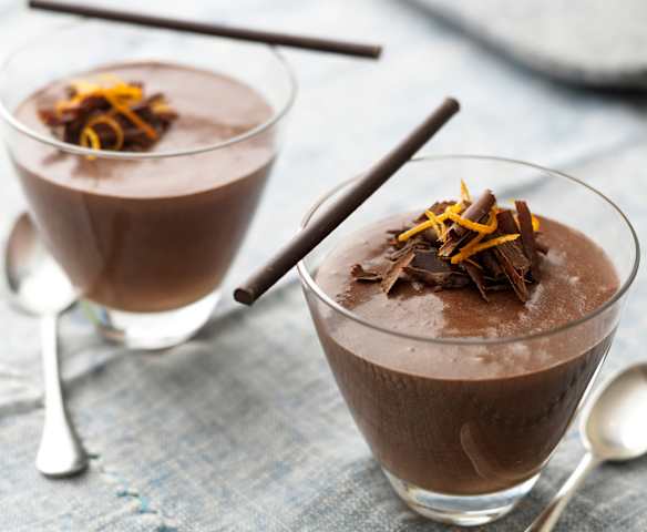 Bitter Çikolatalı ve Portakallı Mus