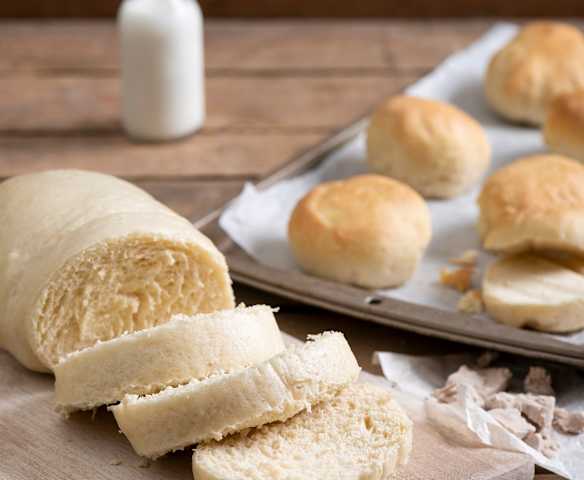 Bułki i knedel na parze