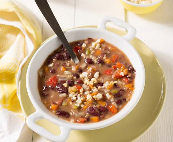 Judías pintas con verduras