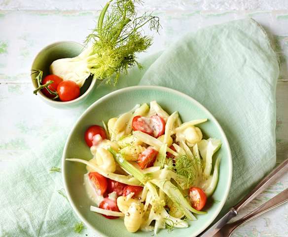 Gnocchi-Fenchel-Gemüse mit Gorgonzolasauce