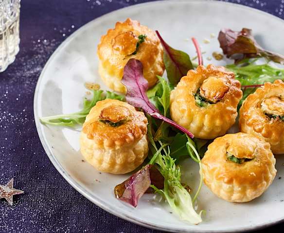 Minifeuilletés aux escargots