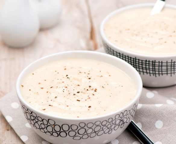 Gemüsesuppe bianco
