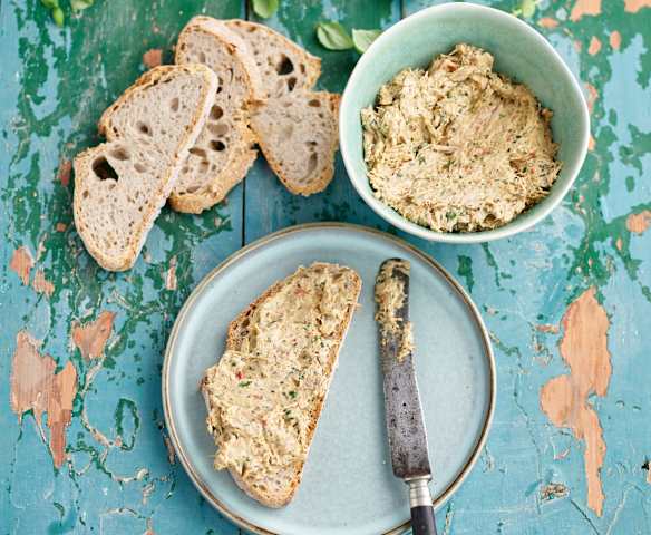 Guisado de frango – na sanduíche