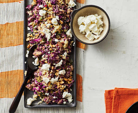 Rotkohl-Bulgur-Salat