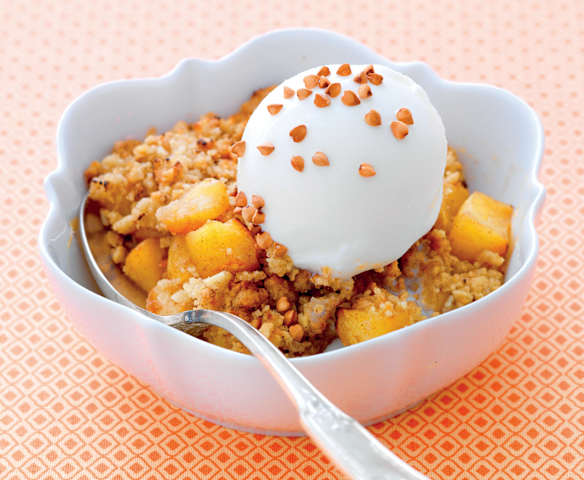 Crumble di mele e grano saraceno